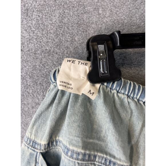 Free People Veritas Wide Leg Jeans Size Medium Drawstring - Picture 8 of 10